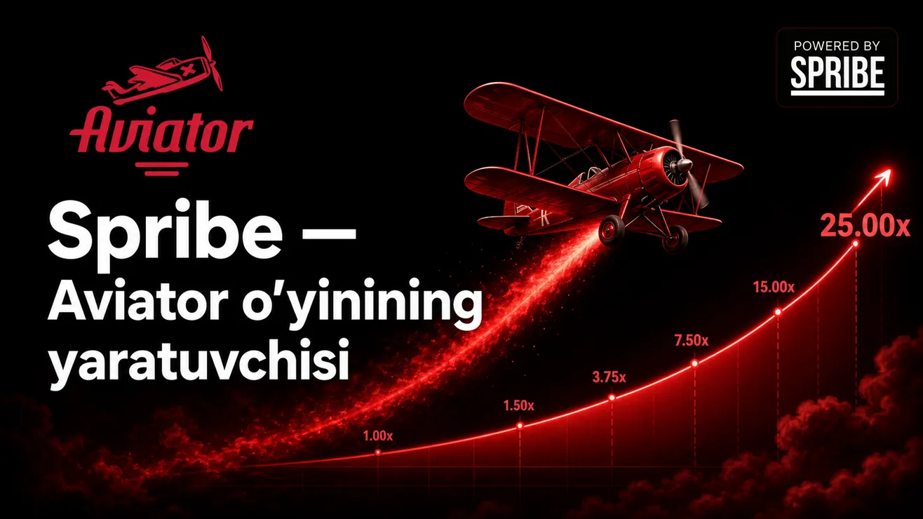 Spribe kompaniyasi logotipi va Aviator crash game — Varshava 2018